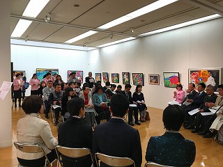 さくら障がい者チャリティーアート展式典